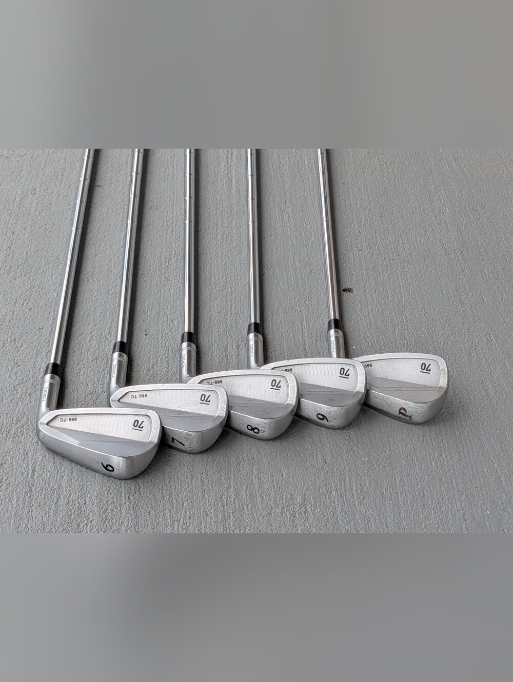 Sub 70 669-TC Forged Iron Set 6-PW RH True Temper Dynamic Gold Steel